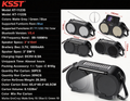 HF-F99 Solar Bluetooth Speaker, FM Radio with 7-Section Antenna, Flashlight & TWS