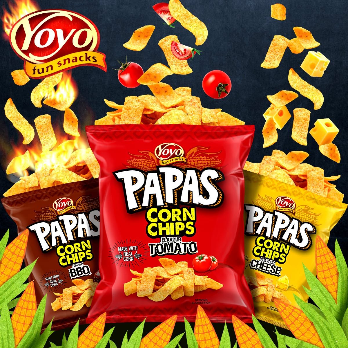 PAPAS CORN CHIPS 50g