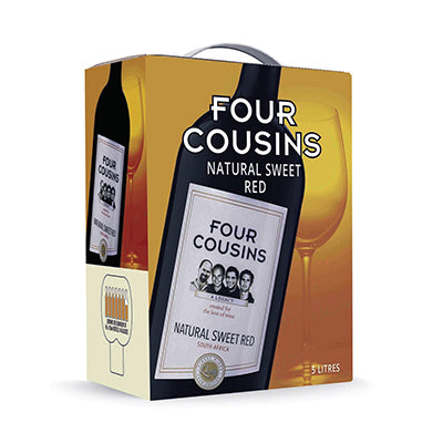 Four Cousins Natural Sweet Red (5L) Wine